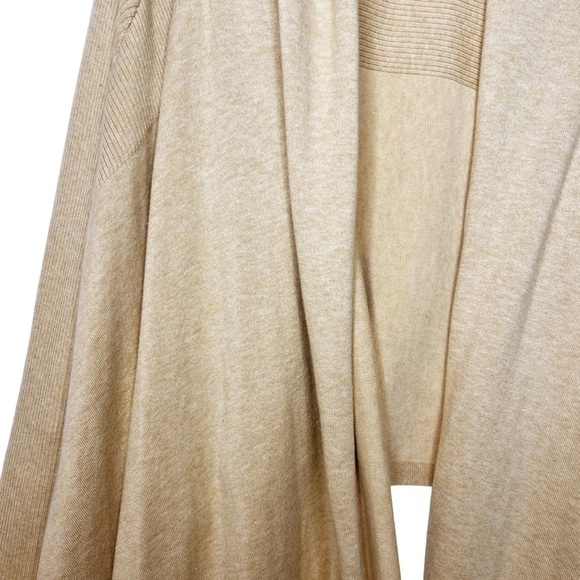 RALPH LAUREN Knit Cardigan Sweater with Long Front Size M / L in Heather Camel - Picture 7 of 16